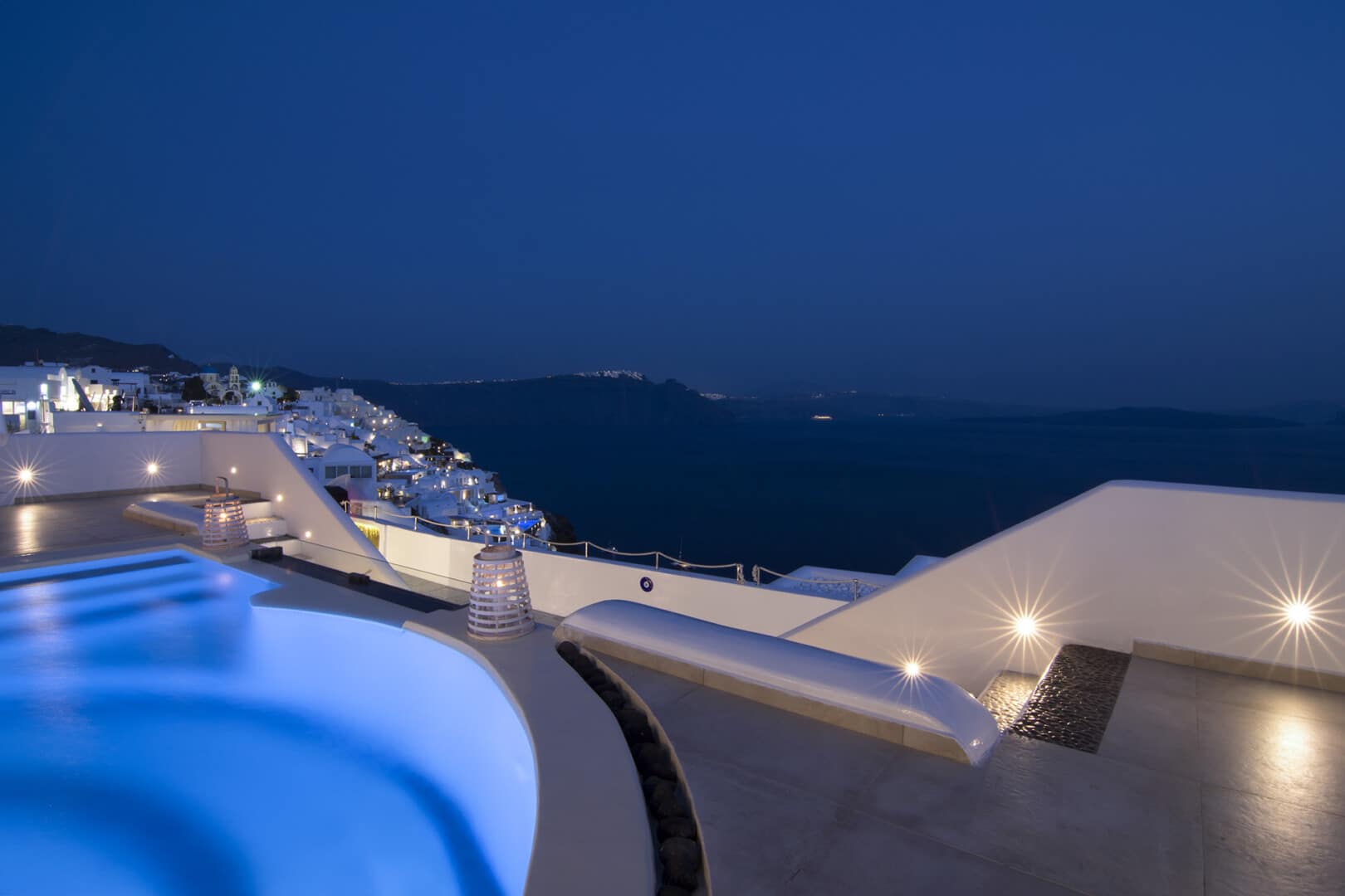 Pool Night View