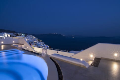 Pool Night View