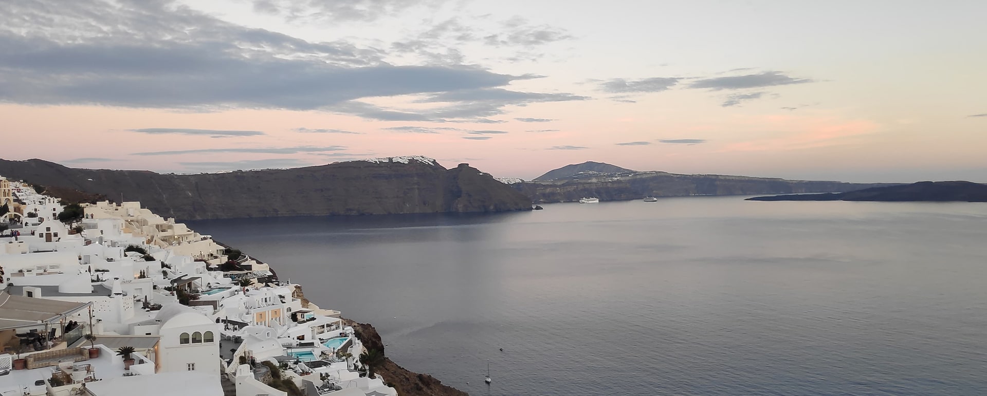 a group of Santorini luxury hotels by Secret