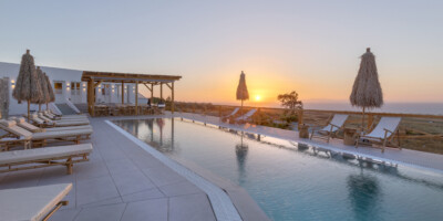 Swimming Pool Sunset