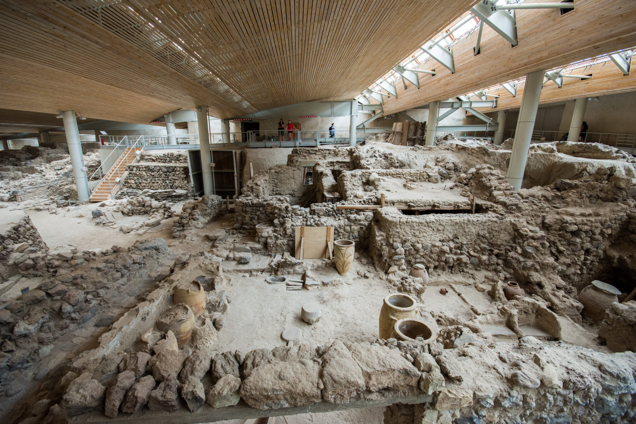 Santorini,,Greece,-,April,20,,2017:,Akrotiri,Is,An,Archaeological